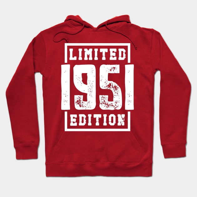 1951 Limited Edition Hoodie by colorsplash